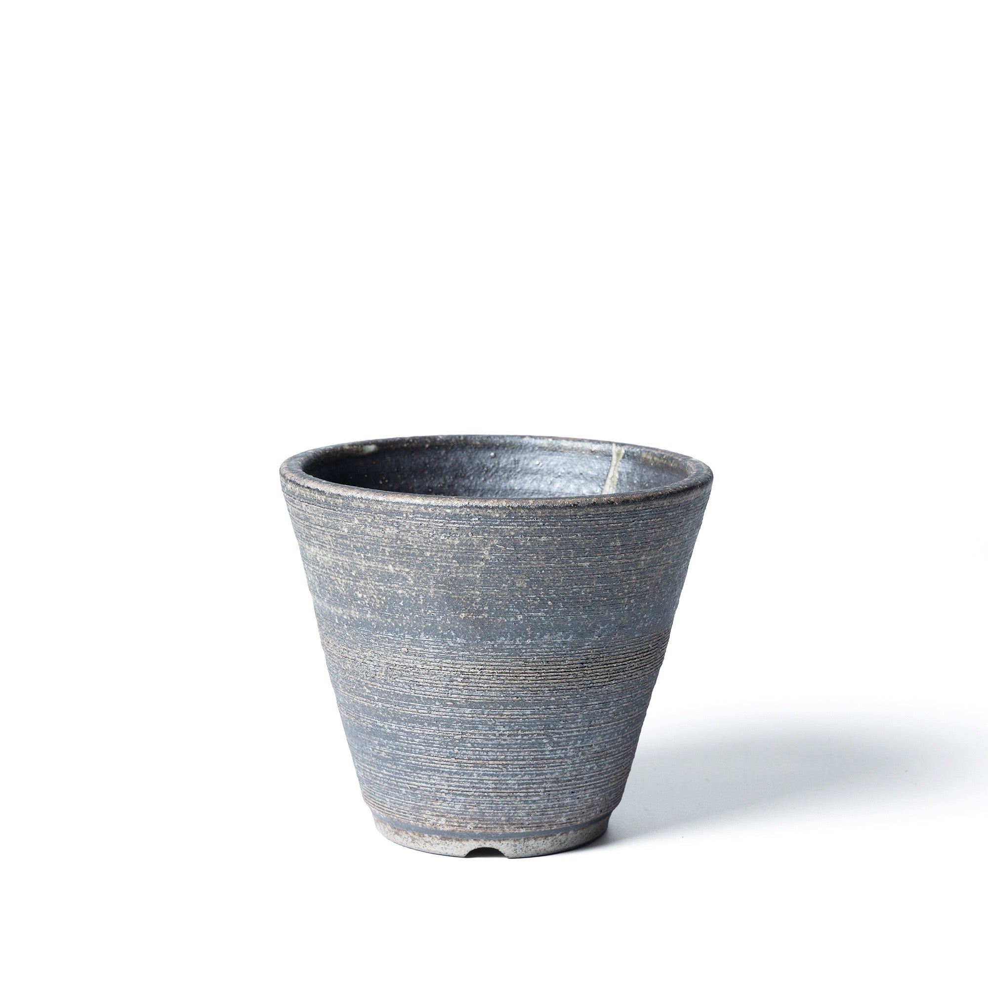 讃岐　七宝山旺祥寺窯　槙啓州作　瓢型　片口鉢　鉢　共箱 ZEN Cup type 4号 黒南蛮 – KOMO